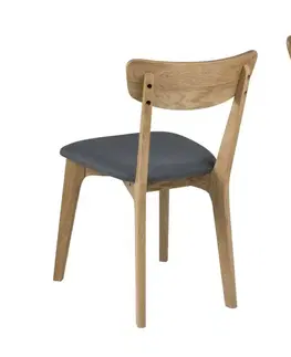Stoličky - drevené Dkton 23699 Dizajnová jedálenska stolička Niharika, dubová