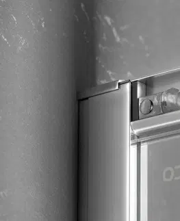 Sprchové dvere GELCO - SIGMA SIMPLY štvorcová sprchová zástena 1000x1000mm L/P varianta, číre sklo GS1110GS3110