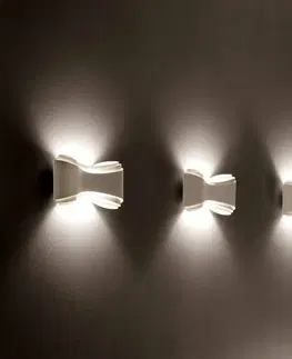 Nástenné svietidlá Selène Biele dizajnové nástenné svietidlo Ionica