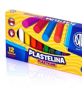 Hračky ASTRA - Plastelína základná 12 farieb, 83813906