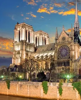 Obrazy mestá Obraz katedrála Notre Dame