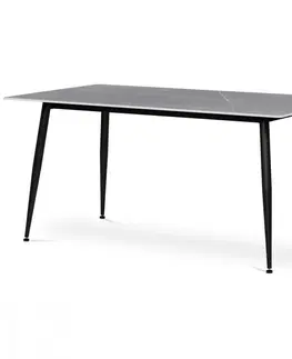 Jedálenské stoly Jedálenský stôl HT-406M Autronic Biela