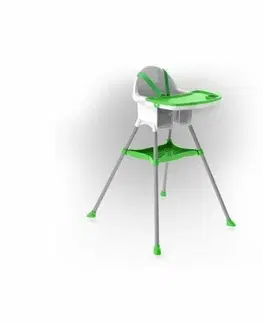 Dekorácie do detských izieb DOLONI Jedálenská stolička zelená