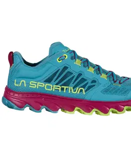 Dámska obuv Dámske bežecké topánky La Sportiva Helios III Woman Topaz/Red Plum - 40,5