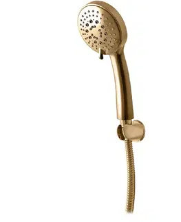 Sprchové súpravy a sety Sprchový komplet s pevným držiakom SK0109-1Z zlatá