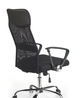 Kancelárske stoličky HALMAR Vire kancelárska stolička s podrúčkami čierna