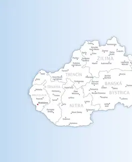 Tapety mapy Tapeta mapa Slovenskej republiky
