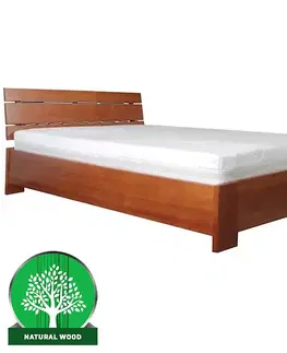 Drevené postele Posteľ drevené Halden Plus 90x200 Jelša