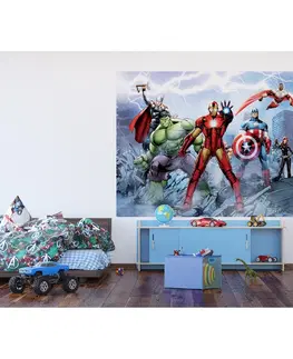 Tapety Detská fototapeta Avengers 252 x 182 cm, 4 diely