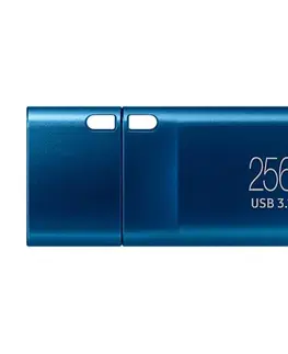 USB Flash disky USB kľúč Samsung USB-C, 256 GB, USB 3.1, modrý