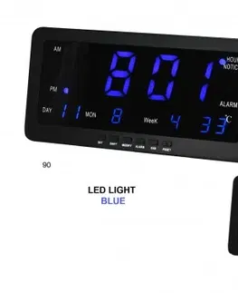 Digitálne budíky Digitálny LED budík/ hodiny MPM s dátumom a teplomerom C02.3568,