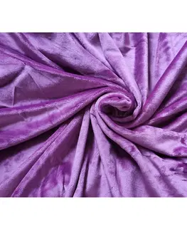 Plachty Jahu Prestieradlo Mikroplyš fialová, 180 x 200 cm