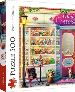 Hračky puzzle TREFL - Puzzle 500 - Cukráreň