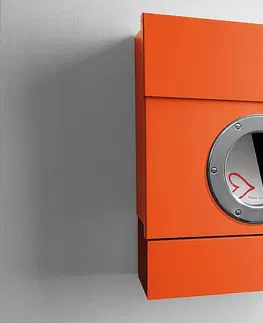 Poštové schránky Radius design cologne Schránka na listy RADIUS DESIGN (LETTERMANN 2 orange 505A) oranžová