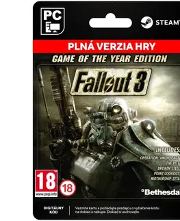 Hry na PC Fallout 3 (Game of the Year Edition) [Steam]