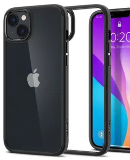 Puzdrá na mobilné telefóny Puzdro Spigen Ultra Hybrid pre Apple iPhone 14 Plus, matné čierne ACS04895