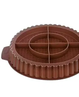 Formy na pečenie Orion Forma silikón koláč pr. 27 cm hnedá