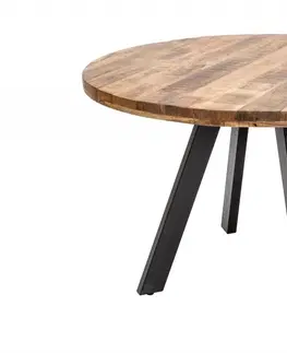 Jedálenské stoly Jedálenský stôl THOR 120 cm Dekorhome Sivá