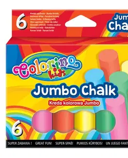 Hračky PATIO - Colorino chodníkové kriedy Jumbo 6 farieb