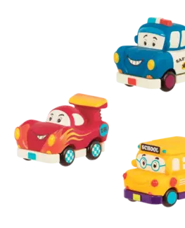 Hračky - autíčka B-TOYS - Mini autíčka na zotrvačník Mini Wheeee-ls! Školský bus