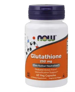 Ostatné špeciálne doplnky výživy Now Glutathione 500 mg 60 rostlinných kapsúl
