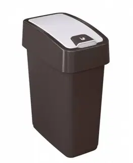 Odpadkové koše Kinekus Kôš na odpad vyklápací 10 l, plastový, MAGNE flip, grafit