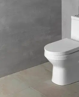 Kúpeľňa AQUALINE - HYGIE WC kombi s umývadielkom, zadný/spodný odpad, biela PB104W