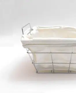 Úložné boxy MAKRO - Košík na pečivo hranatý drótôtený