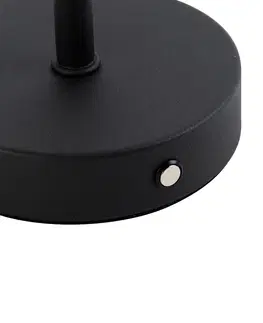 Stolove lampy Moderne tafellamp zwart oplaadbaar - Poppie