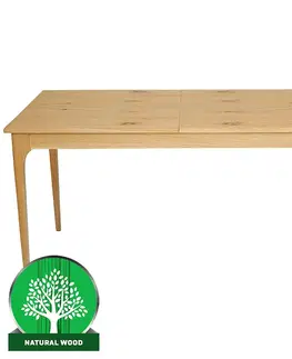 Jedálenské stoly Rozkladací stôl Boguś 160/210x90cm dub