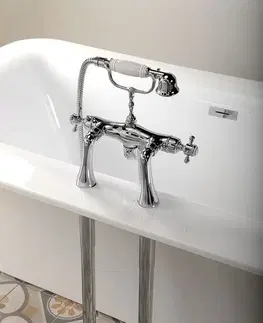 Kúpeľňa SAPHO - ANTEA pripojenie pe ištaláciu vaňovej batérie na okraj vane (pár), chróm 9851