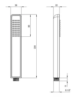 Kúpeľňové batérie DEANTE - Alpinia čierna - Vaňová batéria, voľne stojaca, so sprchovacím setom BGA_N17M