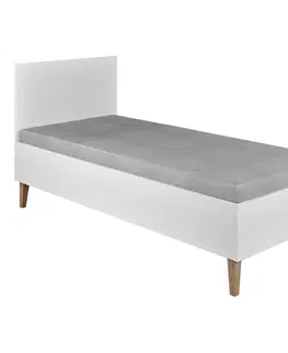 Jednolôžkové postele Detská posteľ Kubi Biely 80x180