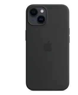 Puzdrá na mobilné telefóny Silikónový zadný kryt pre Apple iPhone 14 s MagSafe, polnočná MPRU3ZMA