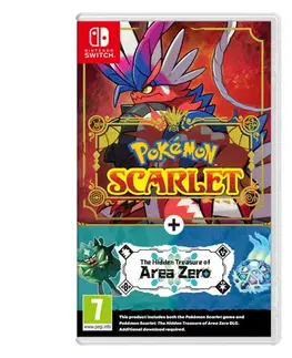 Hry pre Nintendo Switch Pokémon Scarlet + Area Zero DLC NSW