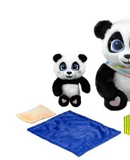 Plyšové hračky TM TOYS - Mami & BaoBao Interaktívna Panda s bábätkom