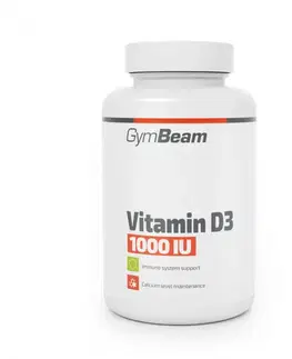 Vitamín D GymBeam Vitamín D3 1000 IU 60 kaps. bez príchute