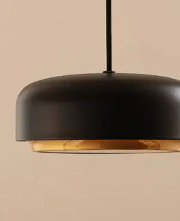 Závesné svietidlá UMAGE UMAGE Hazel Mini závesná lampa, čierna, Ø 22 cm