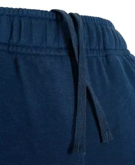 nohavice Chlapčenské nohavice na džoging tmavomodré