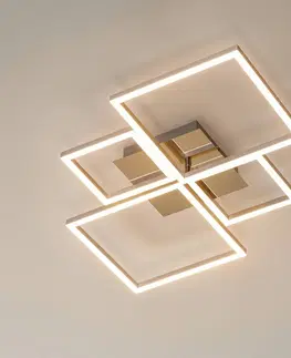 Stropné svietidlá Briloner Stropné svietidlo LED s rámom, stmievateľné pomocou nástenného vypínača