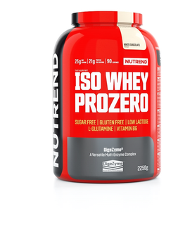 Proteíny Práškový koncentrát Nutrend ISO WHEY Prozero 2250 g slaný karamel