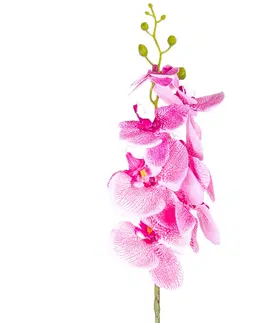 Kvety Umelá Orchidea tm. ružová, 86 cm