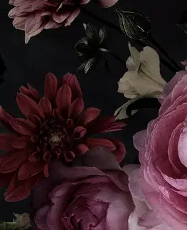 Obrazy kvetov Obraz kytica kvetov v detailnom zábere