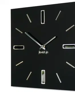 Hodiny Nástenné hodiny Brilliant Flexistyle z118, 30cm čierna 
