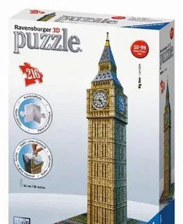 Hračky puzzle RAVENSBURGER - Puzzle Big Ben 3D dielikov 216