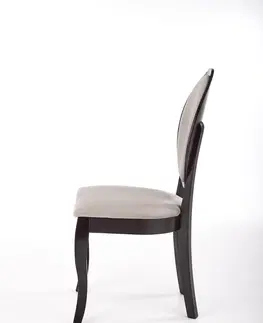 Jedálenské stoličky HALMAR Velo jedálenská stolička čierna / béžová
