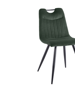 Jedálenské stoličky FREO čalúnená stolička hnedá FJORD 47