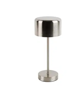 Stolove lampy Moderne tafellamp staal oplaadbaar - Poppie