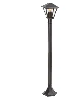 Záhradné lampy Rabalux 7150 vonkajší stĺpik Paravento, antracit