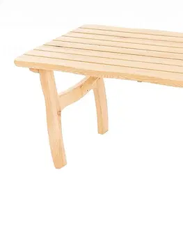 Stolčeky DEOKORK Masívny záhradný stôl z borovice VIKING (40 mm) - rôzne dĺžky 180 cm